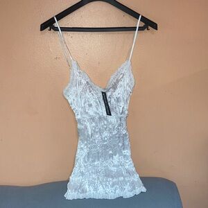 Elegant White Lace Camisole